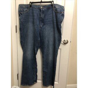Old Navy Extra High Rise Kicker Boot Cut Button Fly Jeans W26